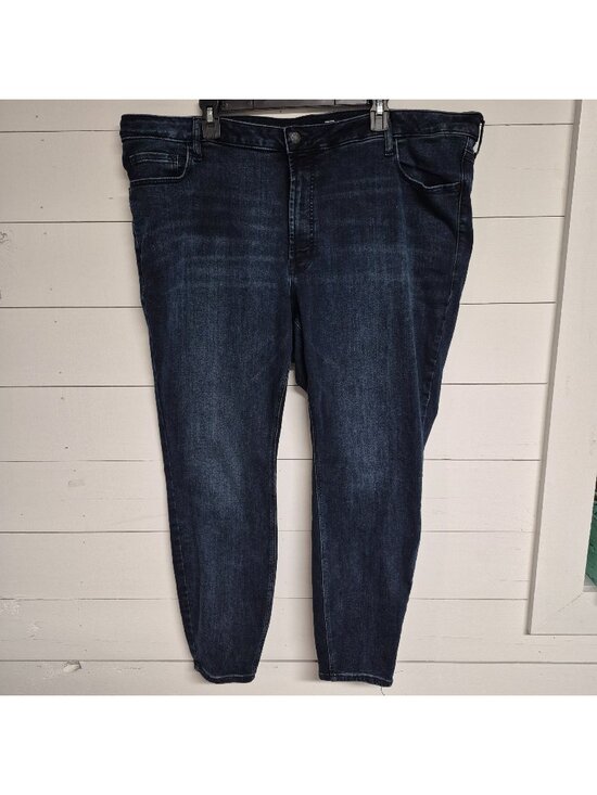Old Navy Denim - Old Navy Womens High-Rise Rockstar Super Skinny Jeans Dark Wash Size 24